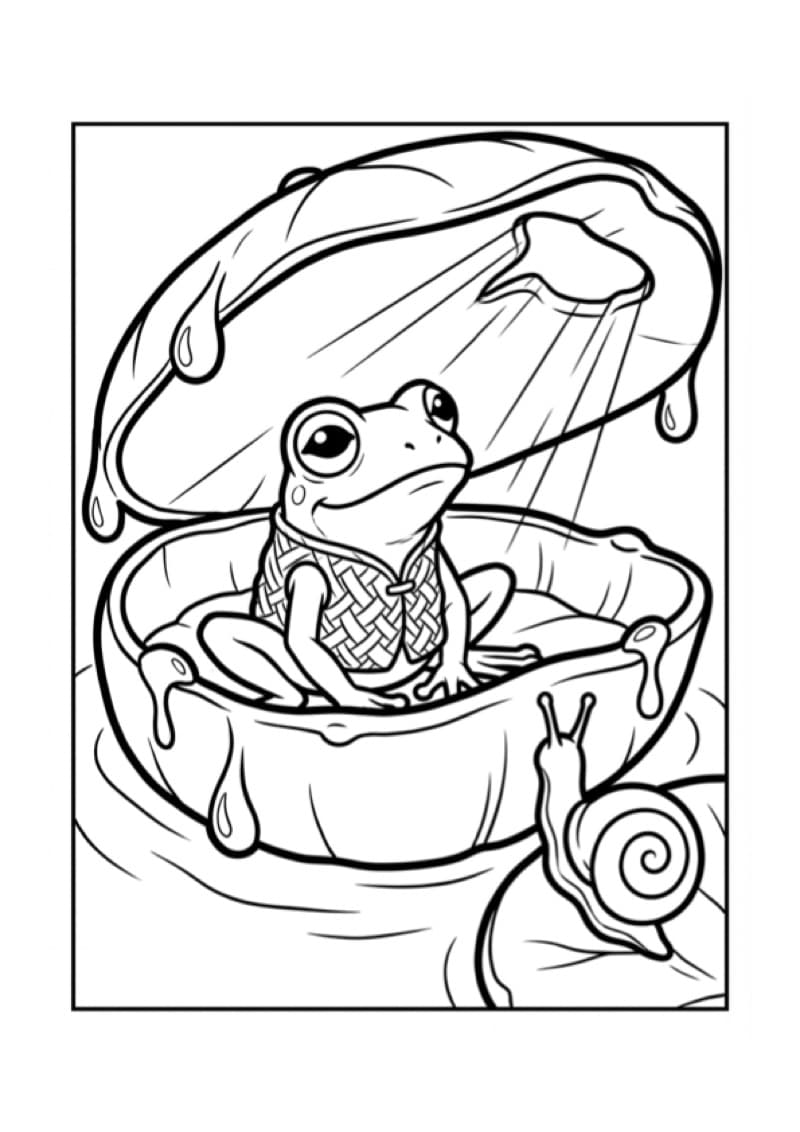 Freddy's Morning Routine coloring page